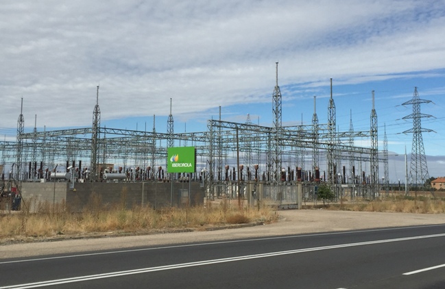 Instalación de Iberdrola a las afueras de Salamanca