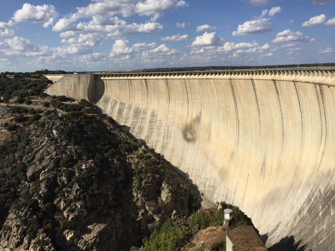Presa de Almendra en la provincia de Salamanca. Foto: ©A. Martín