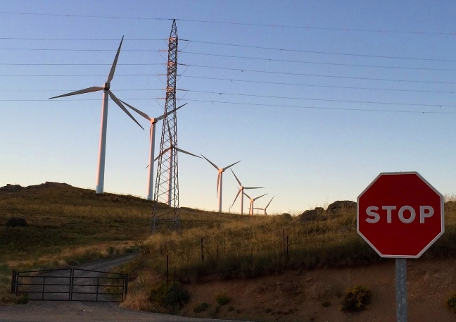 Parque Eólico en la provincia de Ávila